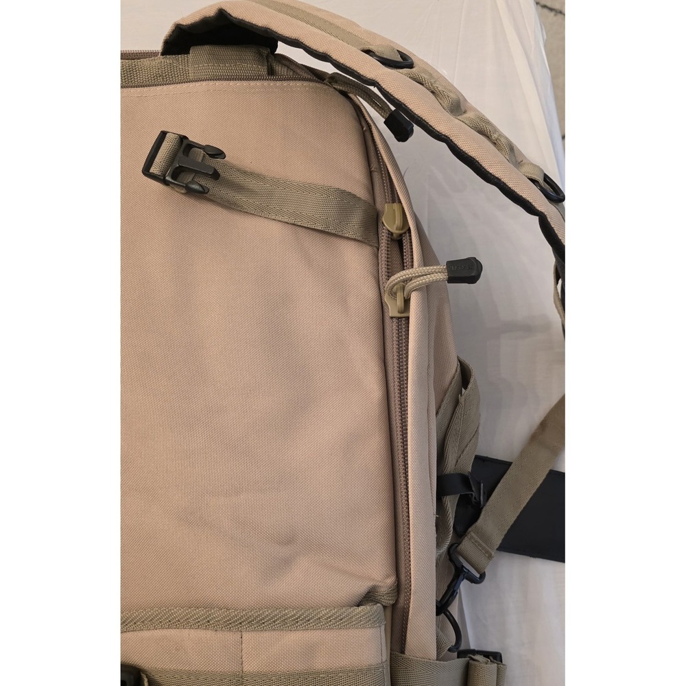 Gorpcore Bug Out Gear Tan Tactical Backpack Molle System Outdoor Camping Hiking - Picture 11 of 16